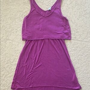 Splendid Purple V-Neck Sundress
